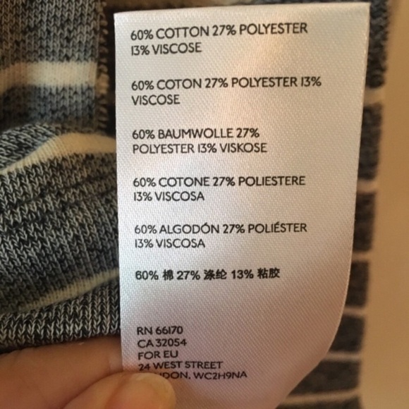 NWT Anthropologie Textured Sweatshirt Striped - Picture 6 of 8